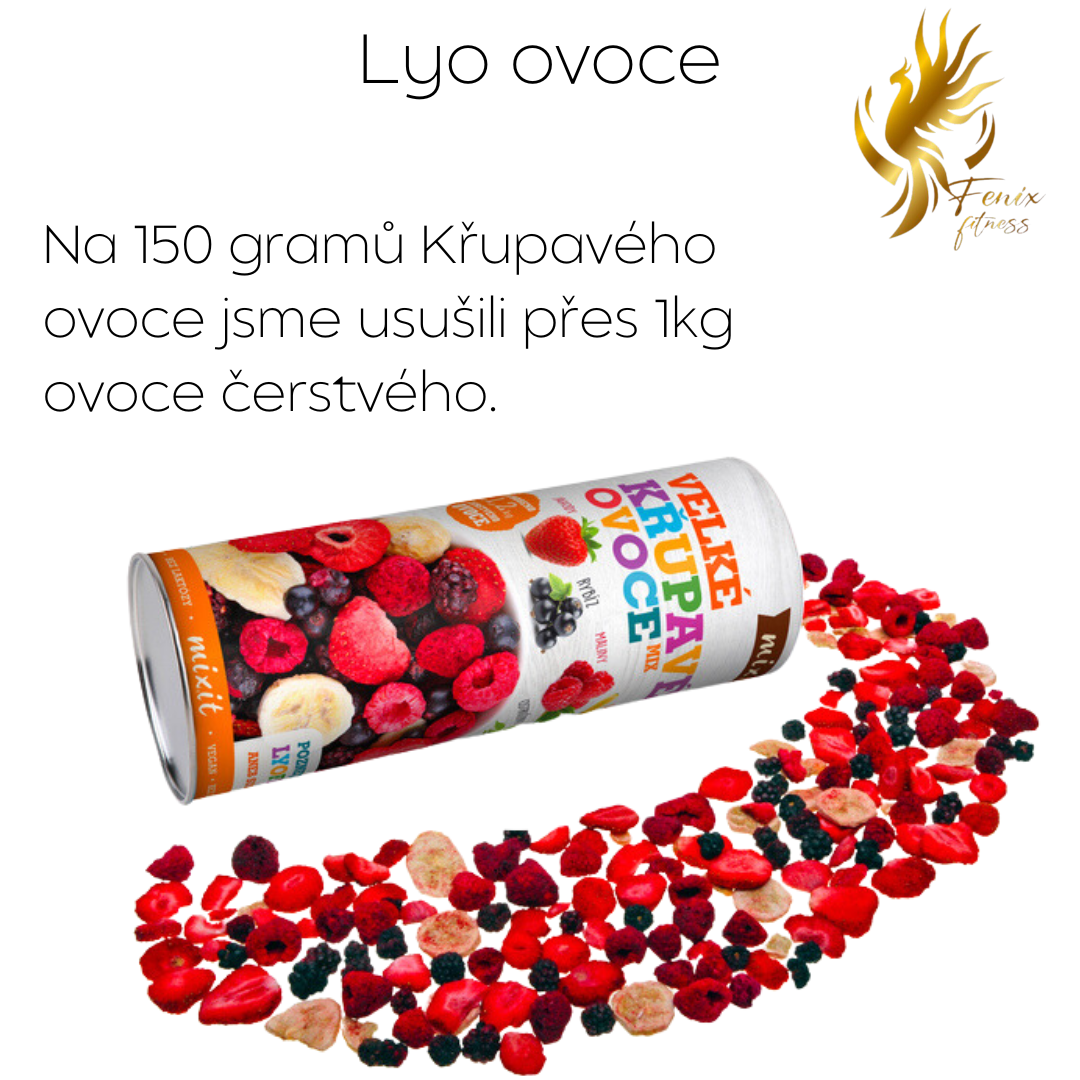 lyofilizované ovoce